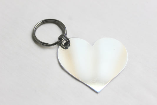 Small Heart Shaped Keyring