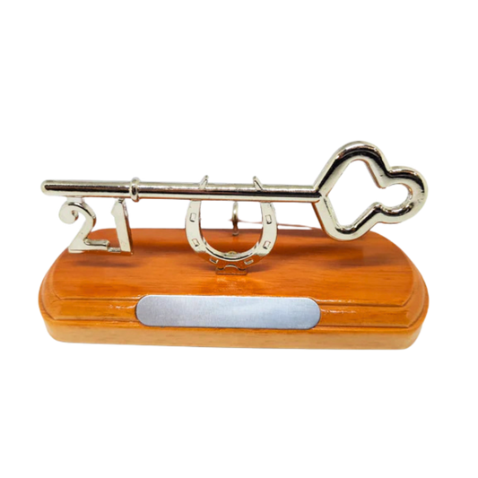 21st key on Wooden Stand