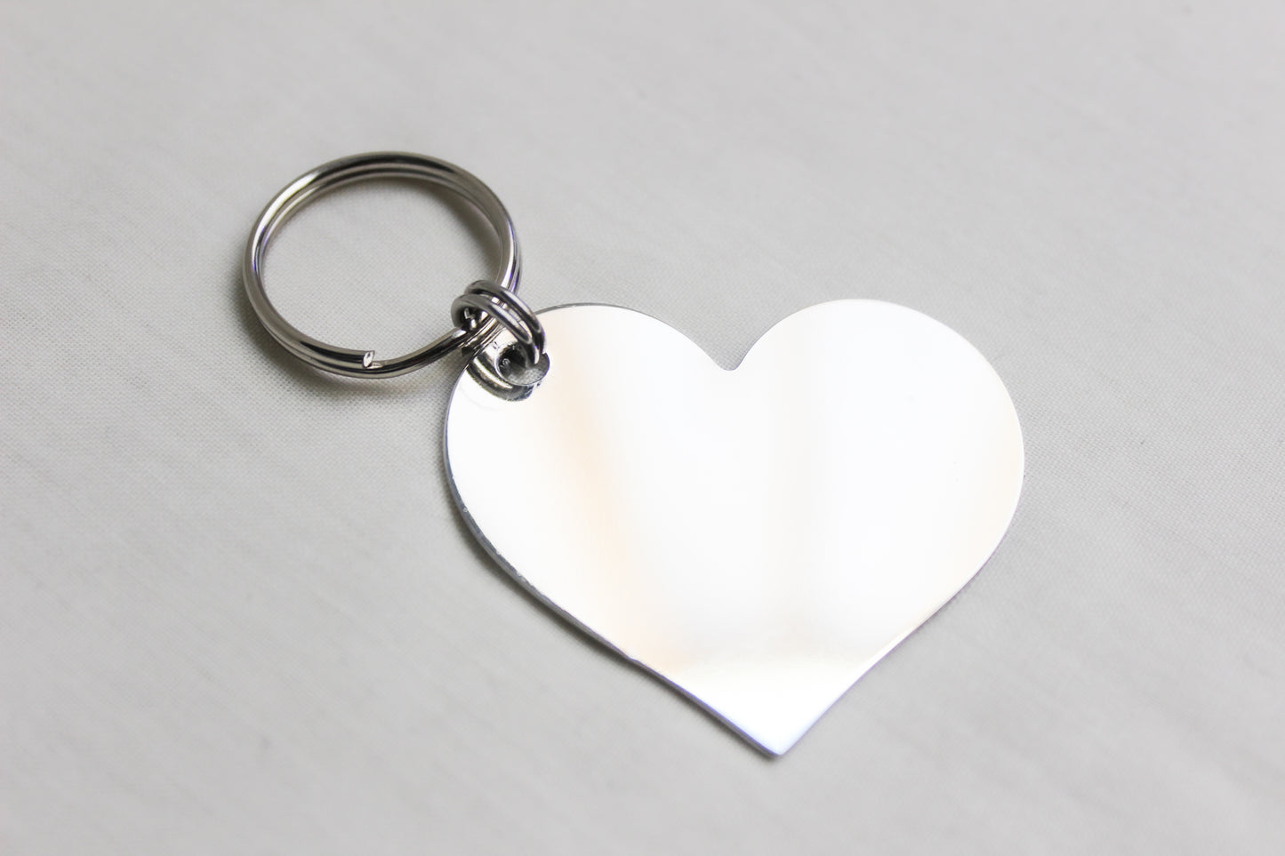 Small Heart Shaped Keyring