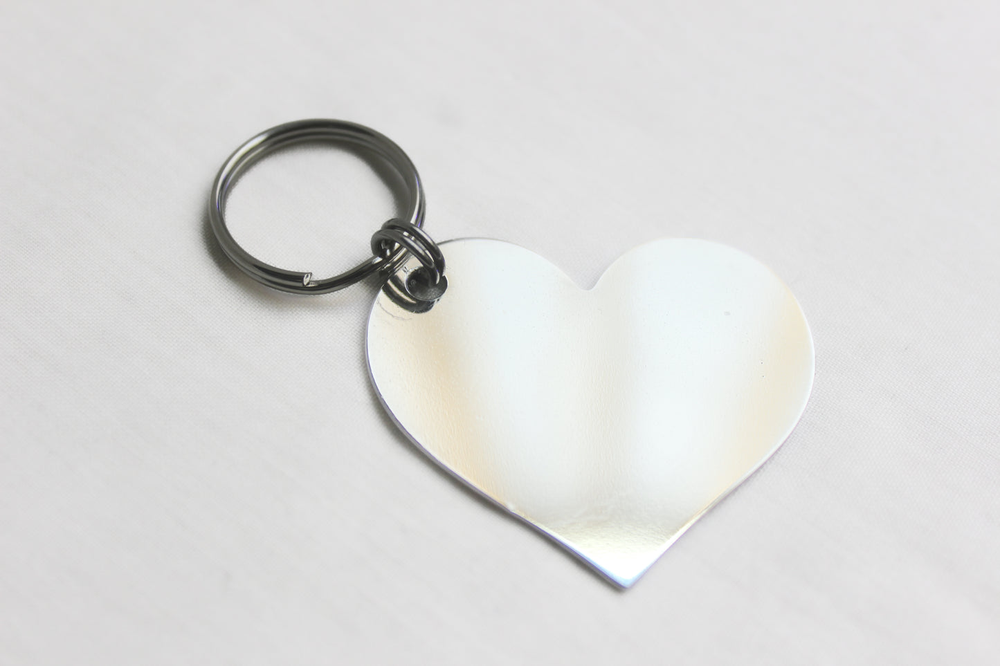 Small Heart Shaped Keyring